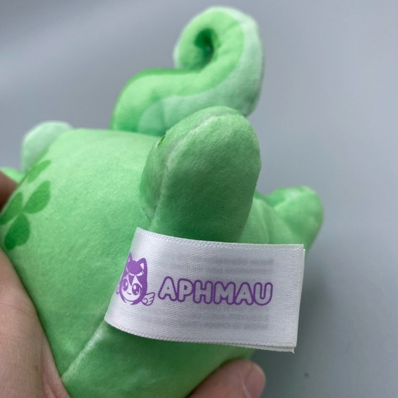 2024 Aphmau MeeMeows Clover GREEN UNICORN CAT 6” L Plush - Picture 7 of 8